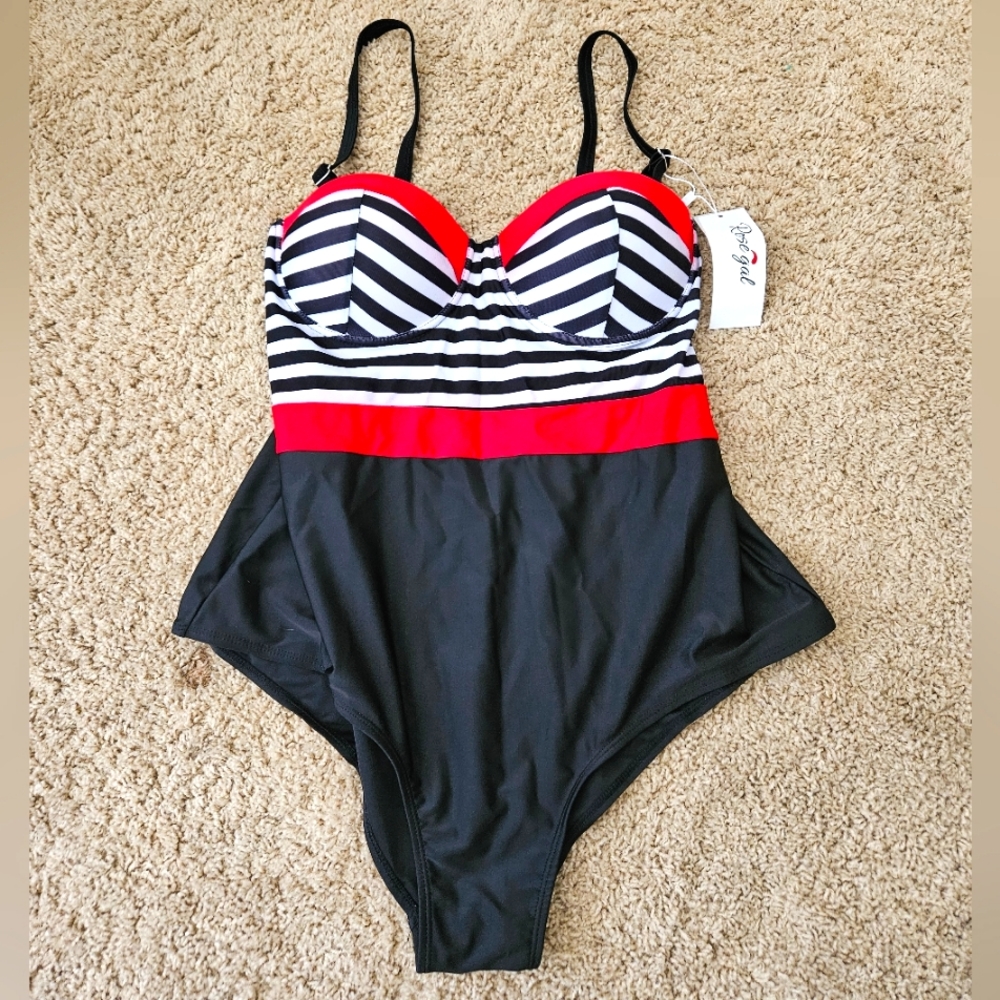NWT Rose Girl women's one-piece swimsuit size 2x